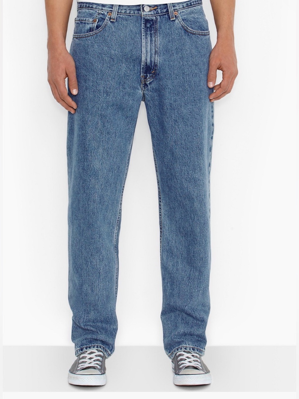 Levi's 550 Relaxed Straight-Leg Blue Denim Jeans for Men 34x32